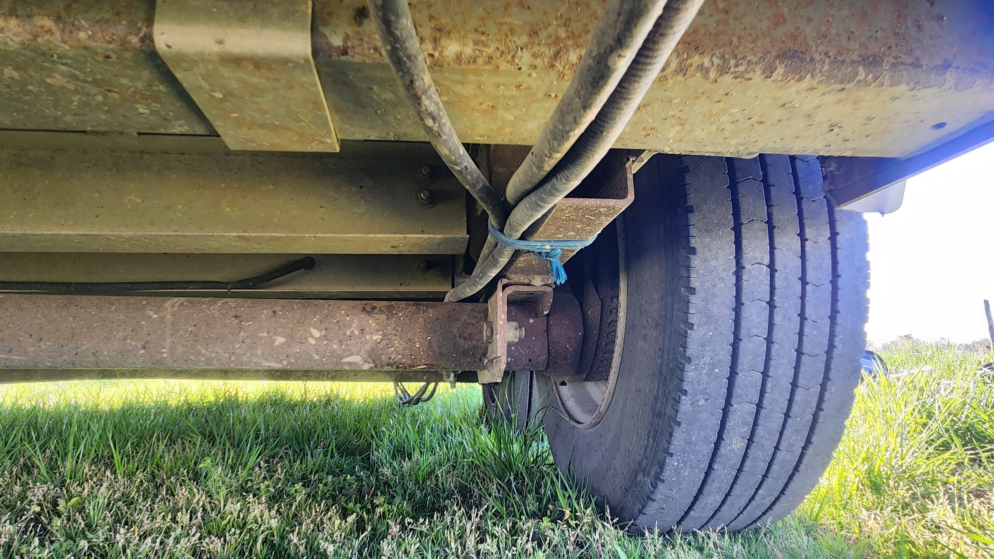Horse trailer exterior undercarriage inspection before 12V rewire — Elite Reliability RV