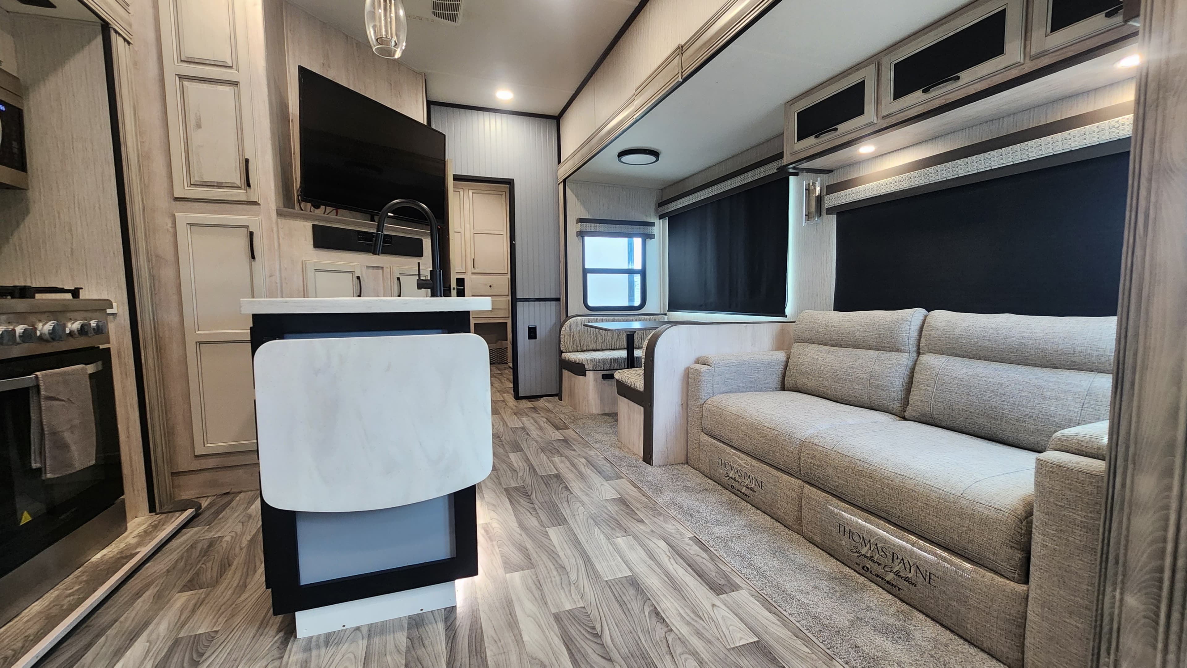 Fully restored and cleaned RV interior — completed by Elite Reliability RV