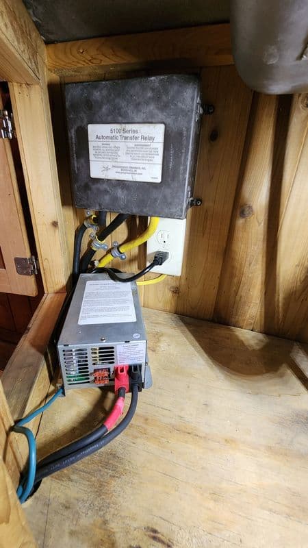 Horse trailer with failing 12V wiring before rewire — corroded and unsafe Montgomery County TX